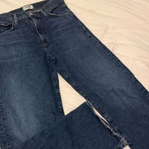 Agolde Dark Blue Denim Jeans
